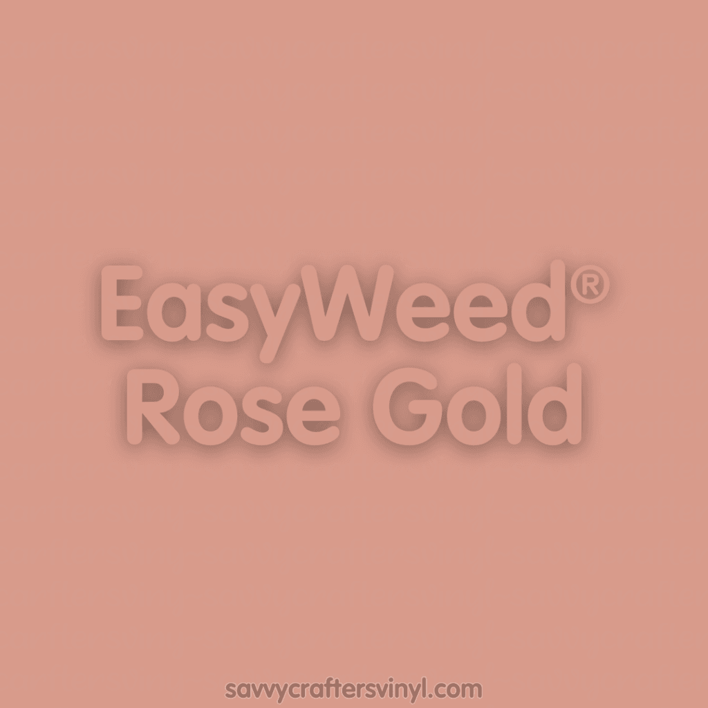 Siser Easyweed (12X15 Sheets) Rose Gold Heat Transfer Vinyl