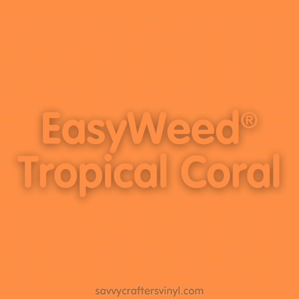 Siser Easyweed (12X15 Sheets) Tropical Coral Heat Transfer Vinyl
