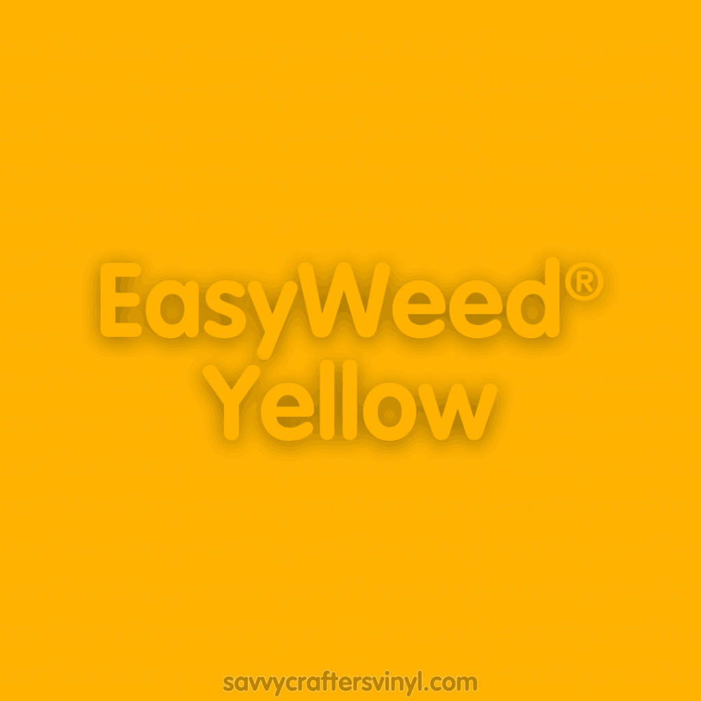 Siser Easyweed (12X15 Sheets) Yellow Heat Transfer Vinyl
