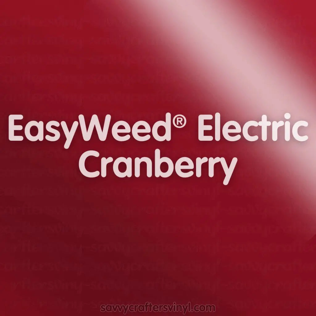 Siser EasyWeed® Electric | Cranberry - Savvy Crafters Vinyl & Gifts