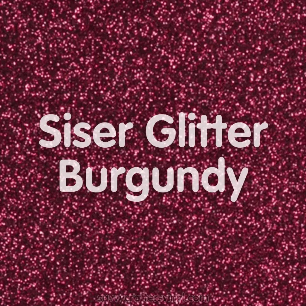 Siser Glitter | Burgundy - Savvy Crafters Vinyl & Gifts