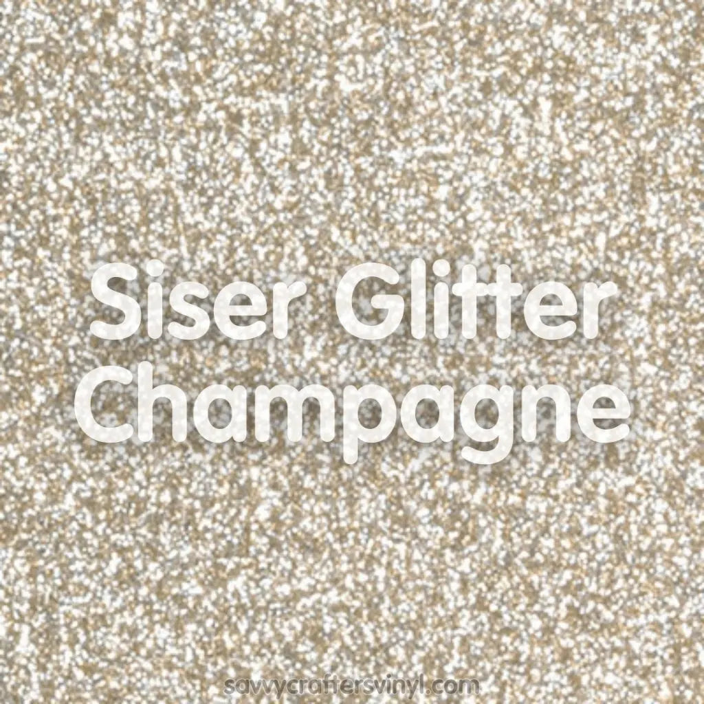 Siser Glitter | Champagne - Savvy Crafters Vinyl & Gifts