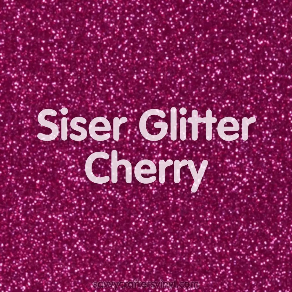 Siser Glitter | Cherry - Savvy Crafters Vinyl & Gifts