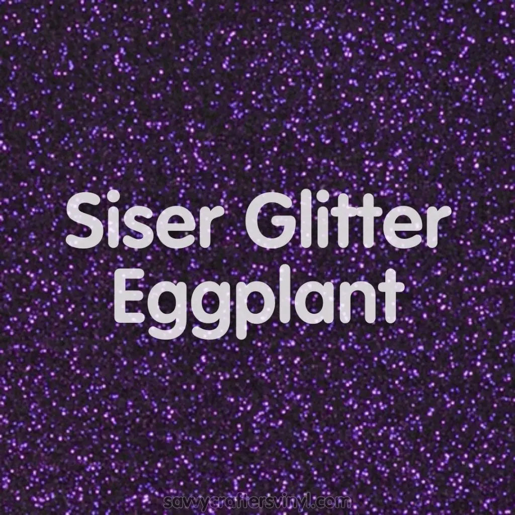 Siser Glitter | Eggplant - Savvy Crafters Vinyl & Gifts