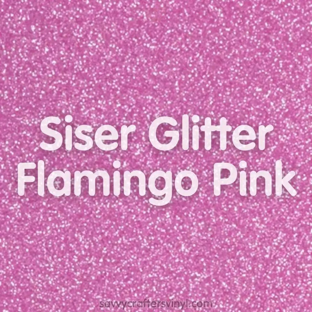 Siser Glitter | Flamingo Pink - Savvy Crafters Vinyl & Gifts