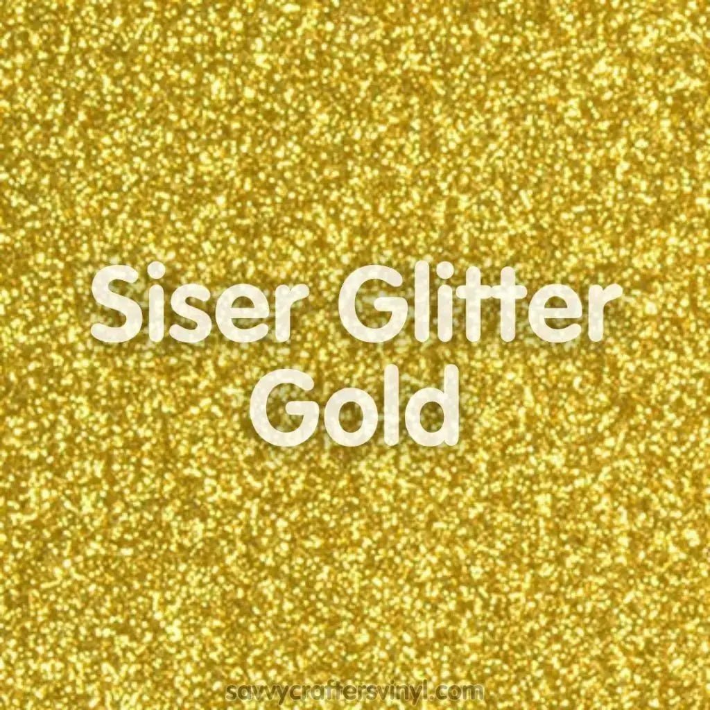 Siser Glitter | Gold - Savvy Crafters Vinyl & Gifts