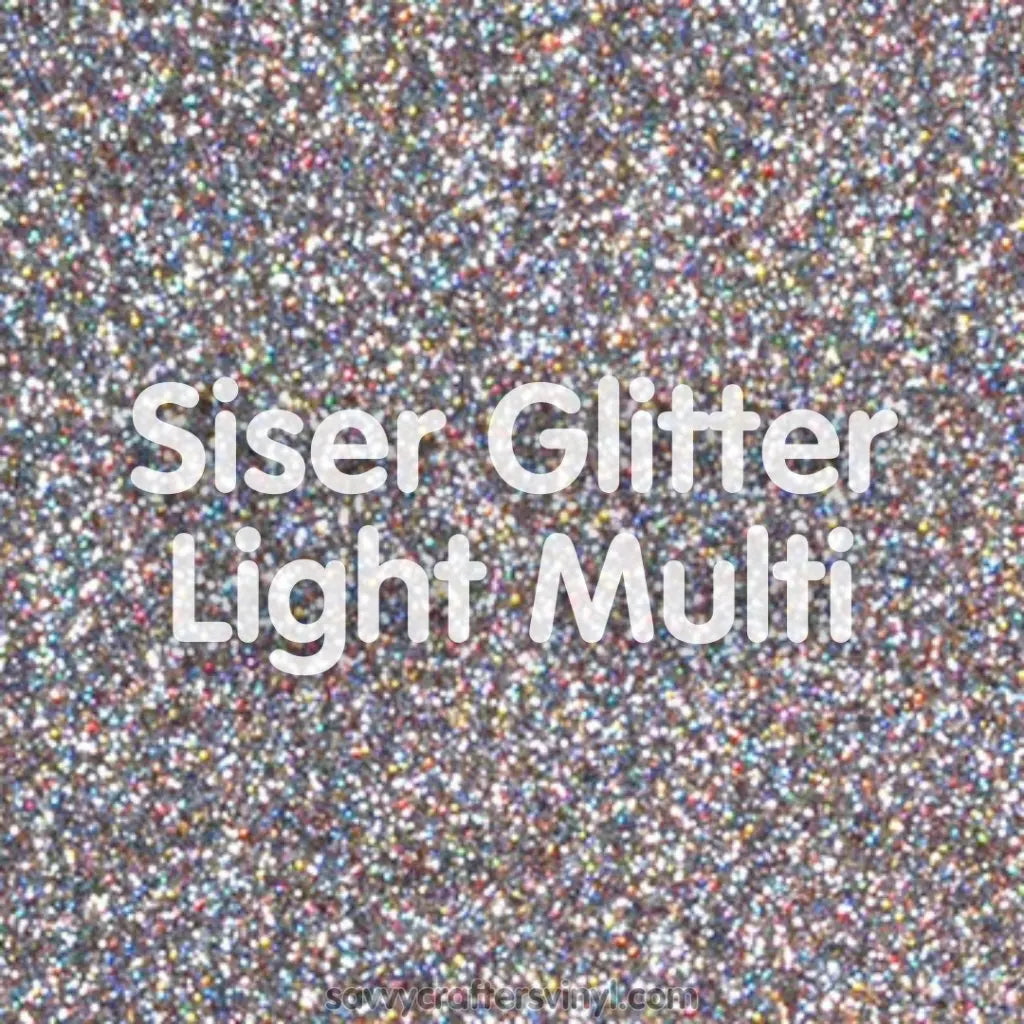 Siser Glitter | Light Multi - Savvy Crafters Vinyl & Gifts