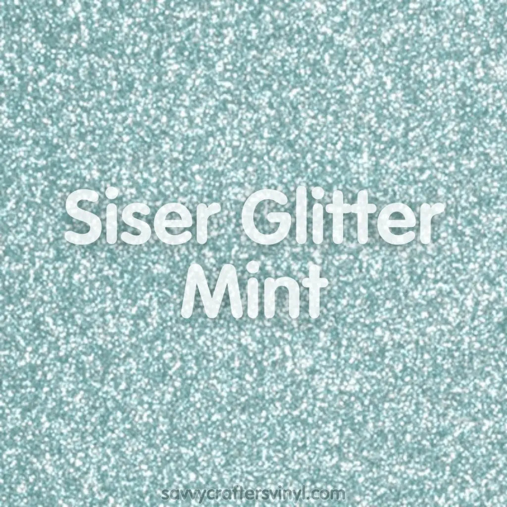 Siser Glitter | Mint - Savvy Crafters Vinyl & Gifts