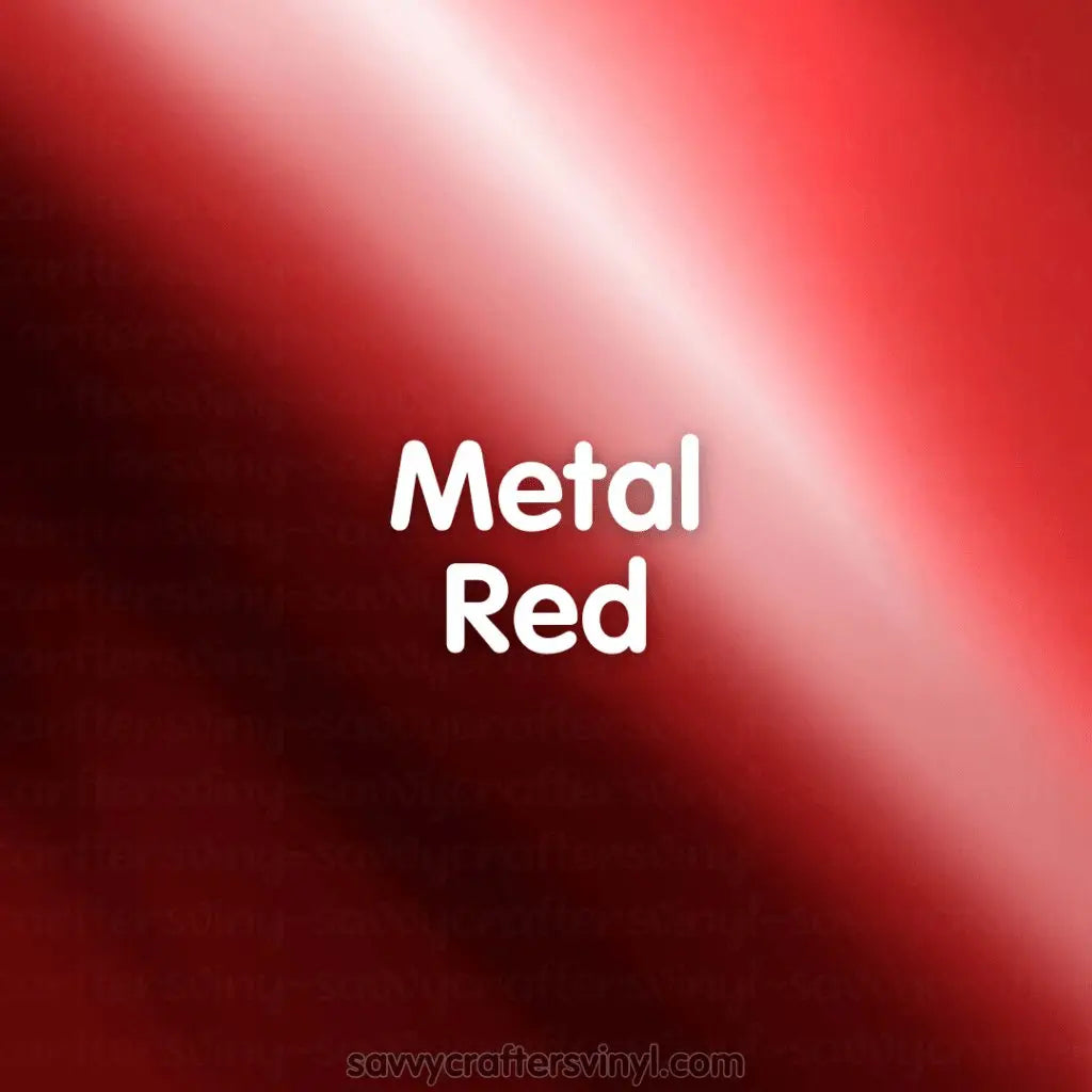 Siser Metal | Red - Savvy Crafters Vinyl & Gifts