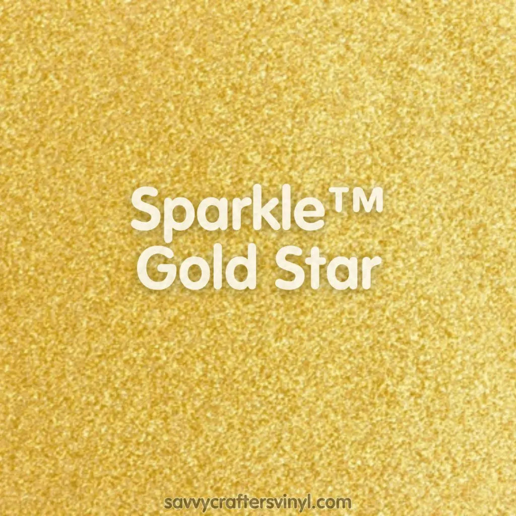 Siser Sparkle™ | Gold Star - Savvy Crafters Vinyl & Gifts