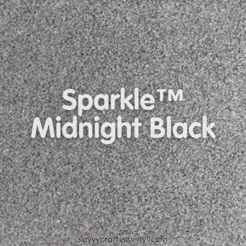 Siser Sparkle™ | Midnight Black - Savvy Crafters Vinyl & Gifts