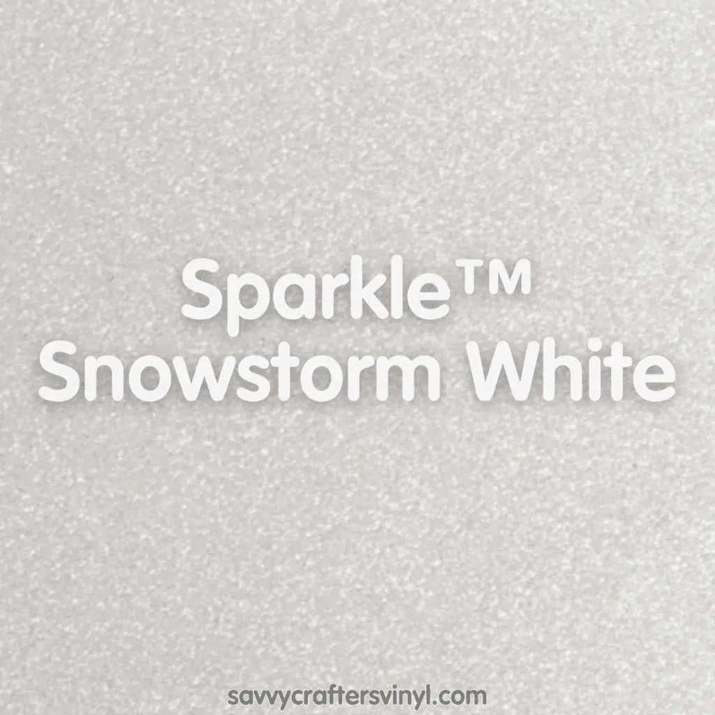 Siser Sparkle™ | Snowstorm White - Savvy Crafters Vinyl & Gifts