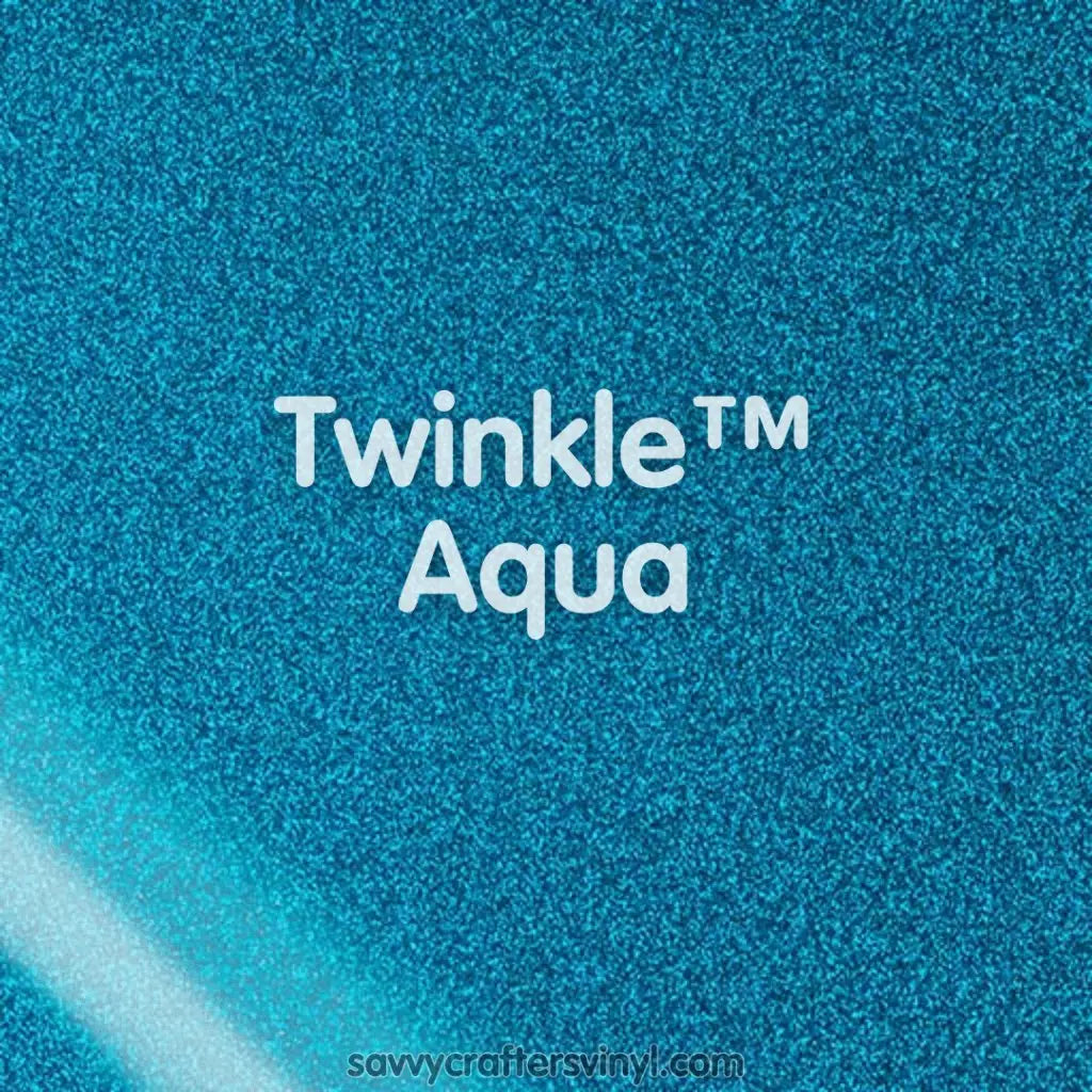 Siser Twinkle™ | Aqua - Savvy Crafters Vinyl & Gifts