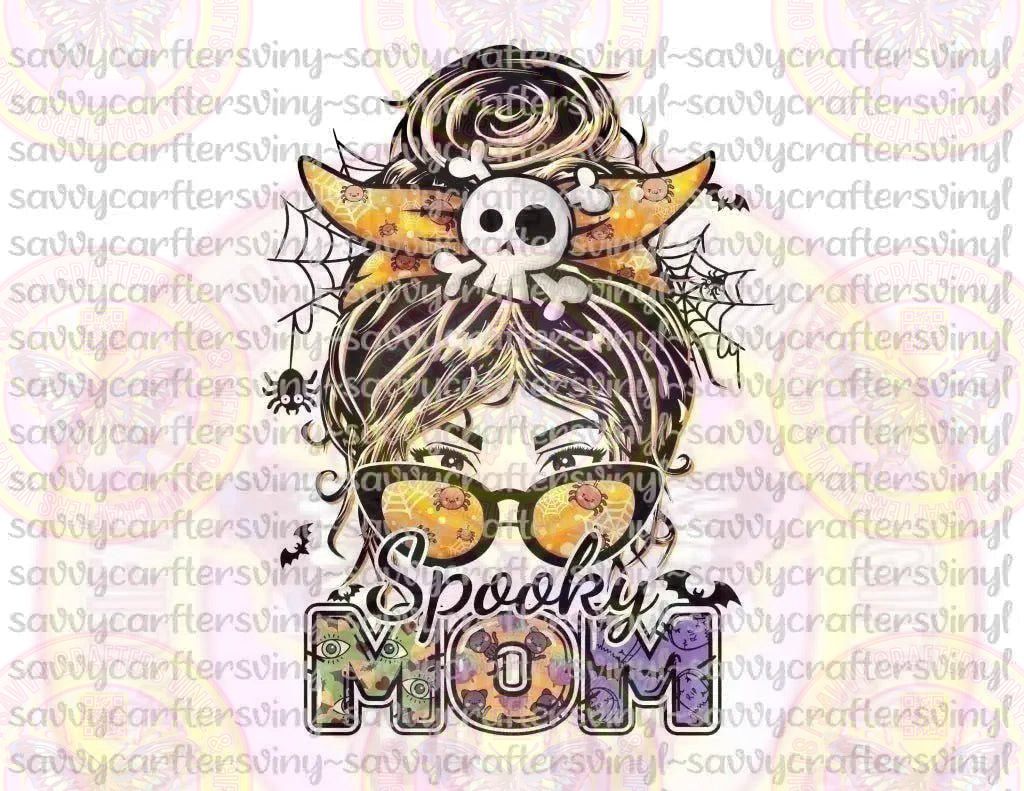 Spooky Mom Skull - Savvy Crafters Vinyl & Gifts
