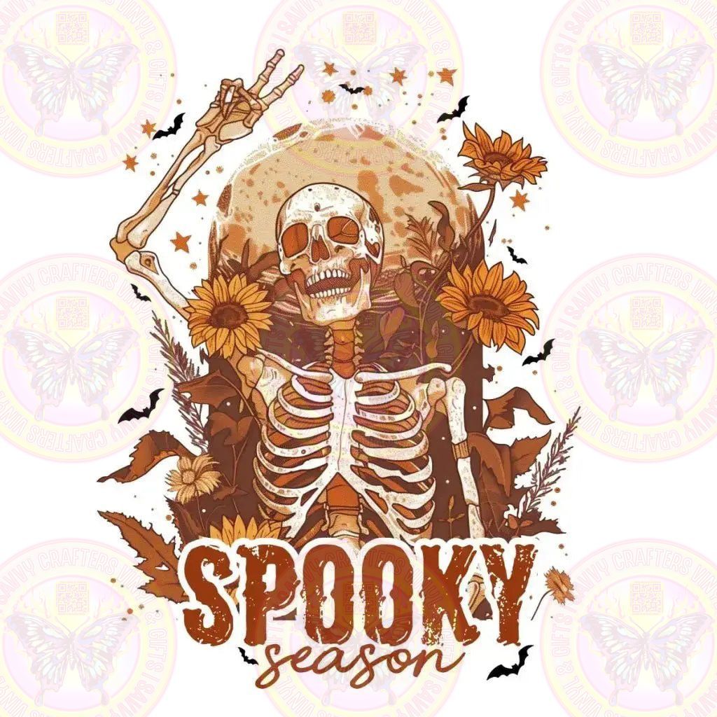 Spooky Season Cool Skelton - Savvy Crafters Vinyl & Gifts