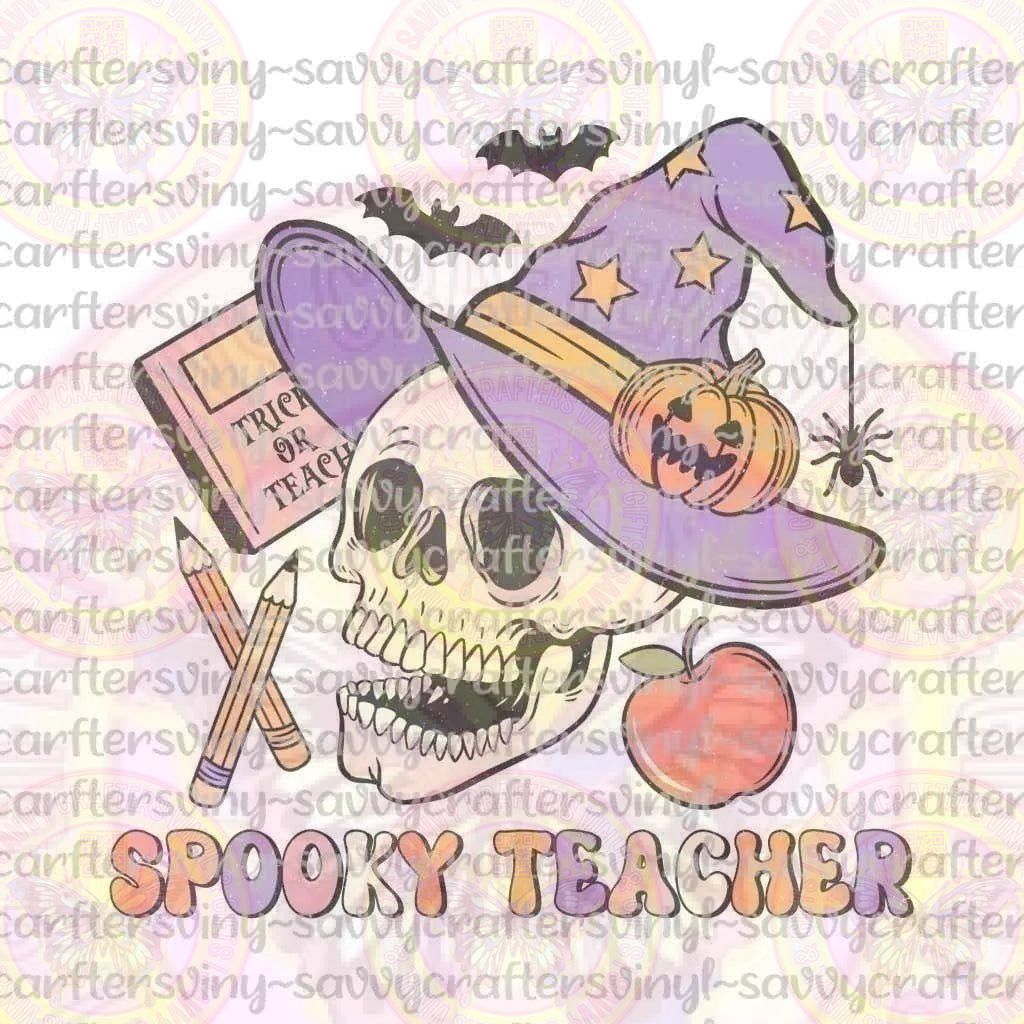 Spooky Teacher - Savvy Crafters Vinyl & Gifts
