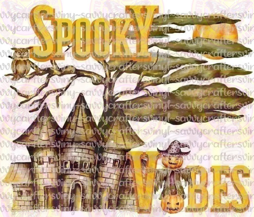 Spooky Vibes Colorful Retro - Savvy Crafters Vinyl & Gifts