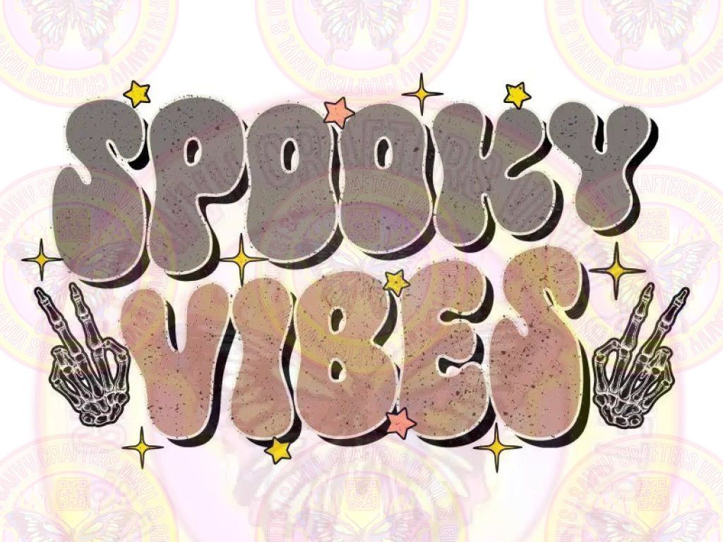 Spooky Vibes Tawny Brown Rustic Skeleton Hands - Savvy Crafters Vinyl & Gifts