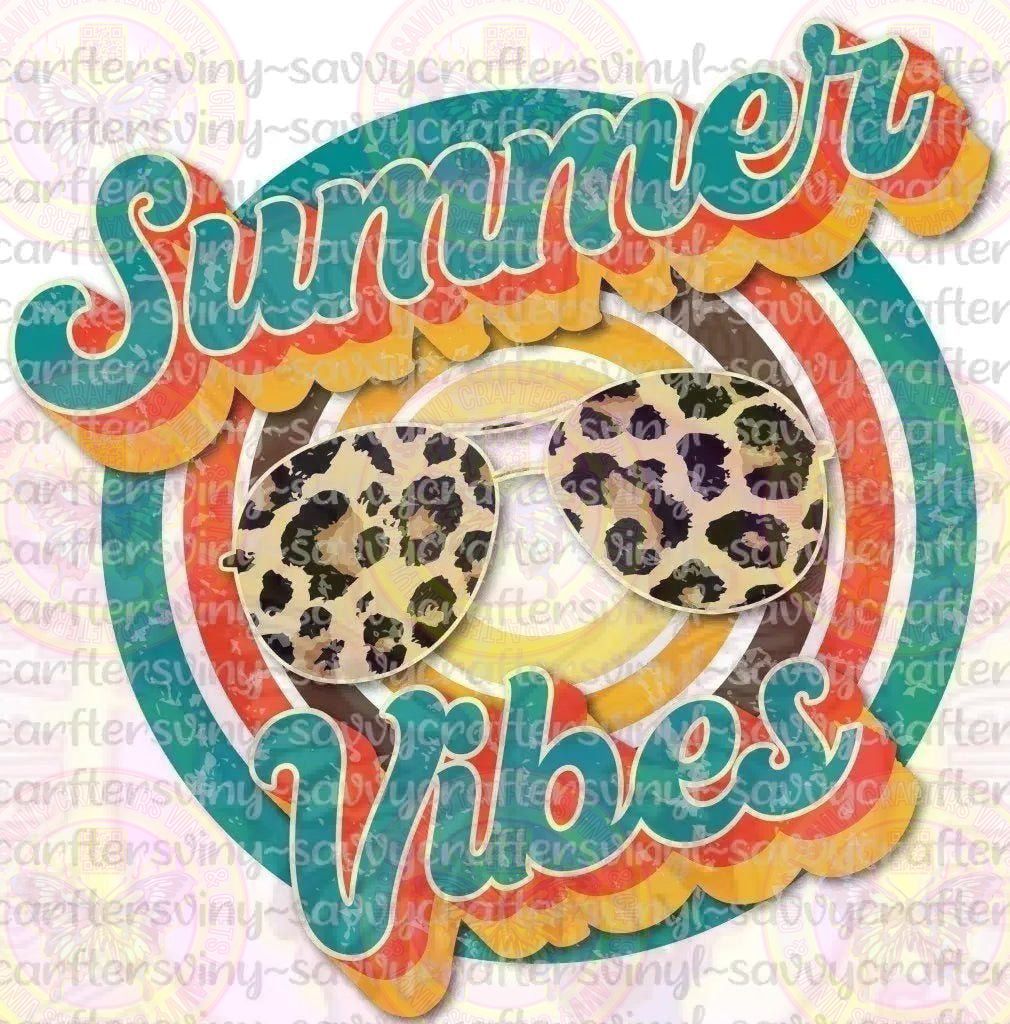 Summer Vibes Cheetah Sunglasses - Savvy Crafters Vinyl & Gifts