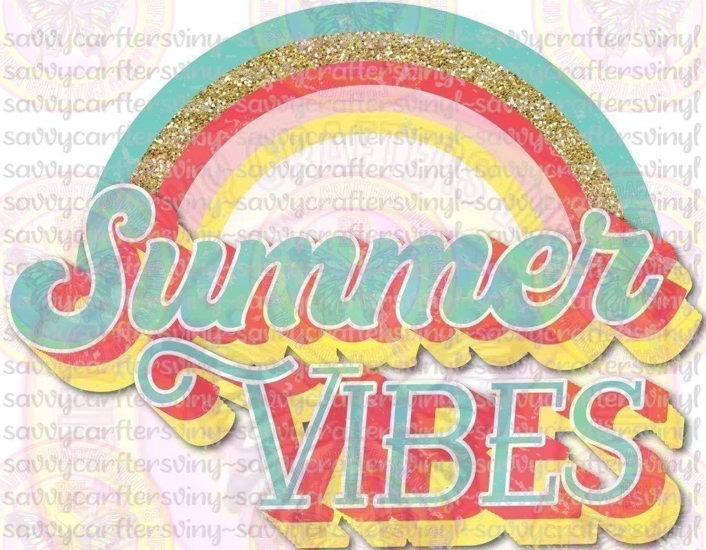 Summer Vibes Reto - Savvy Crafters Vinyl & Gifts