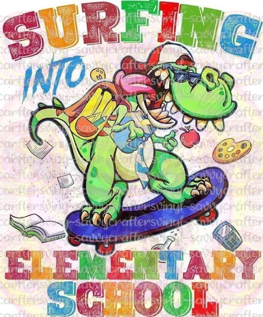 Surfing Into Elementary School - Savvy Crafters Vinyl & Gifts