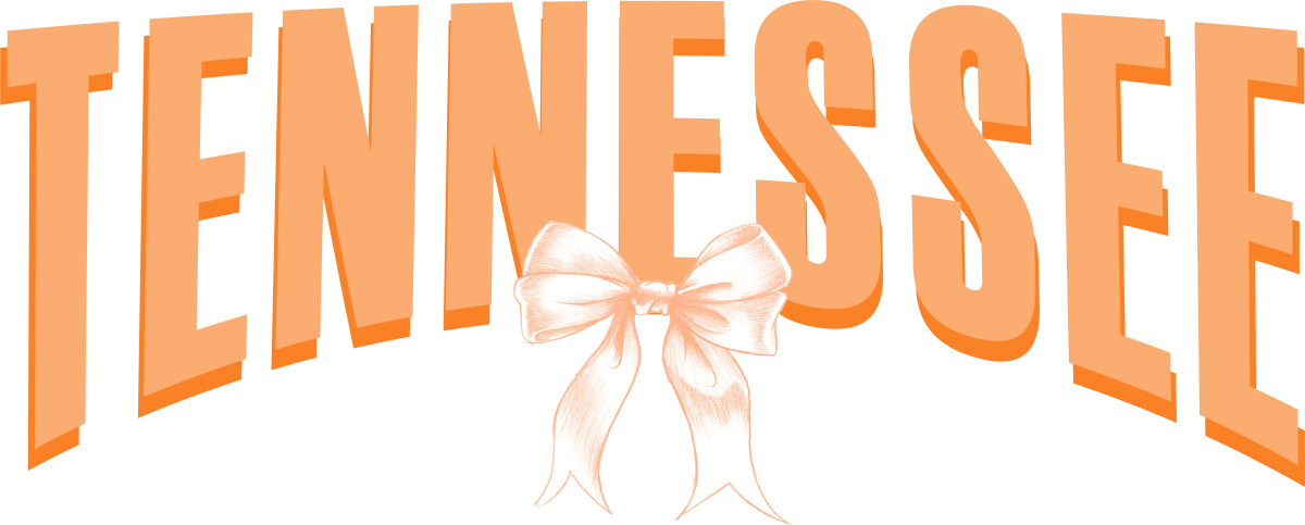 Tennessee Collegiate Coquette Bow - Savvy Crafters Vinyl & Gifts