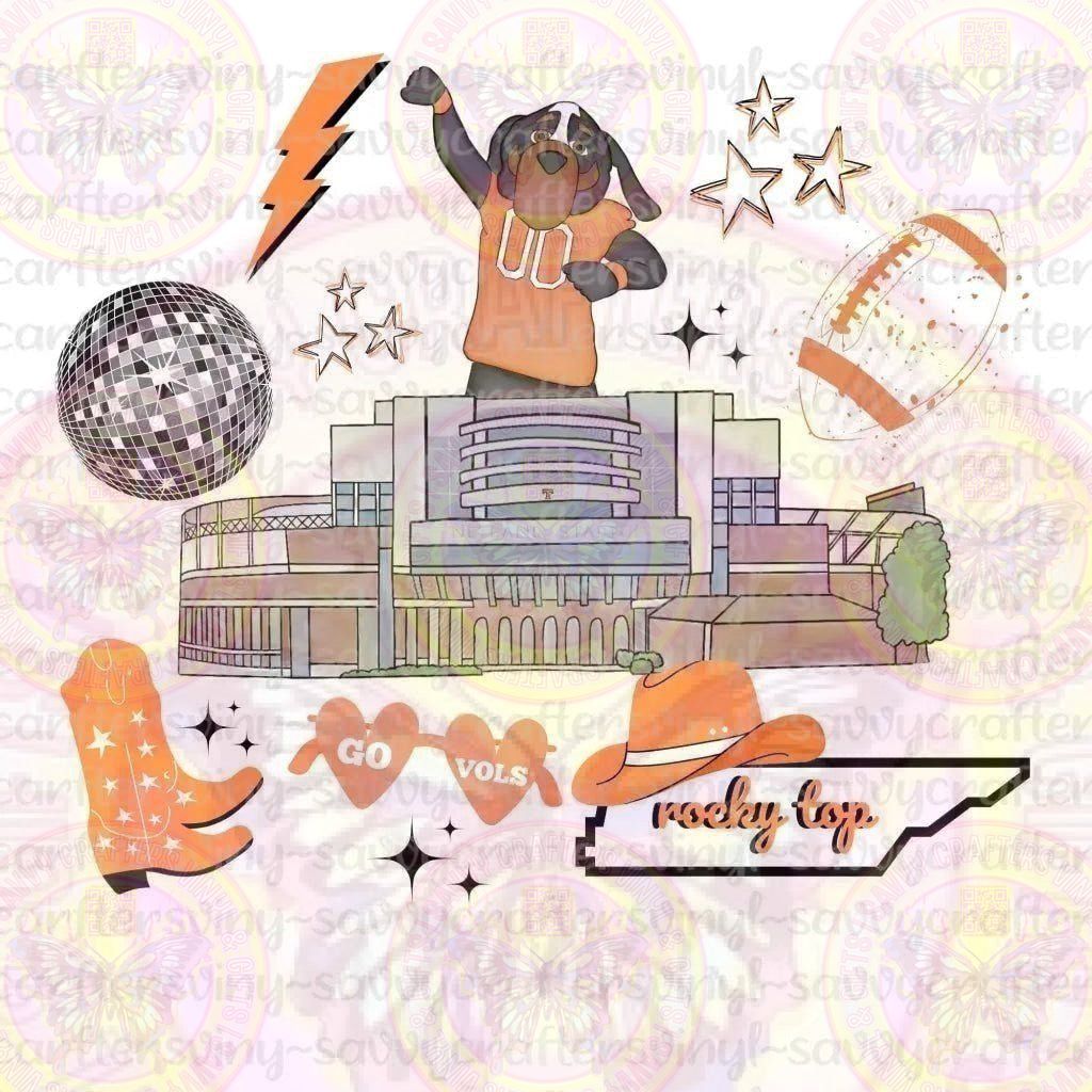 Tennessee Stadium Collage - Savvy Crafters Vinyl & Gifts