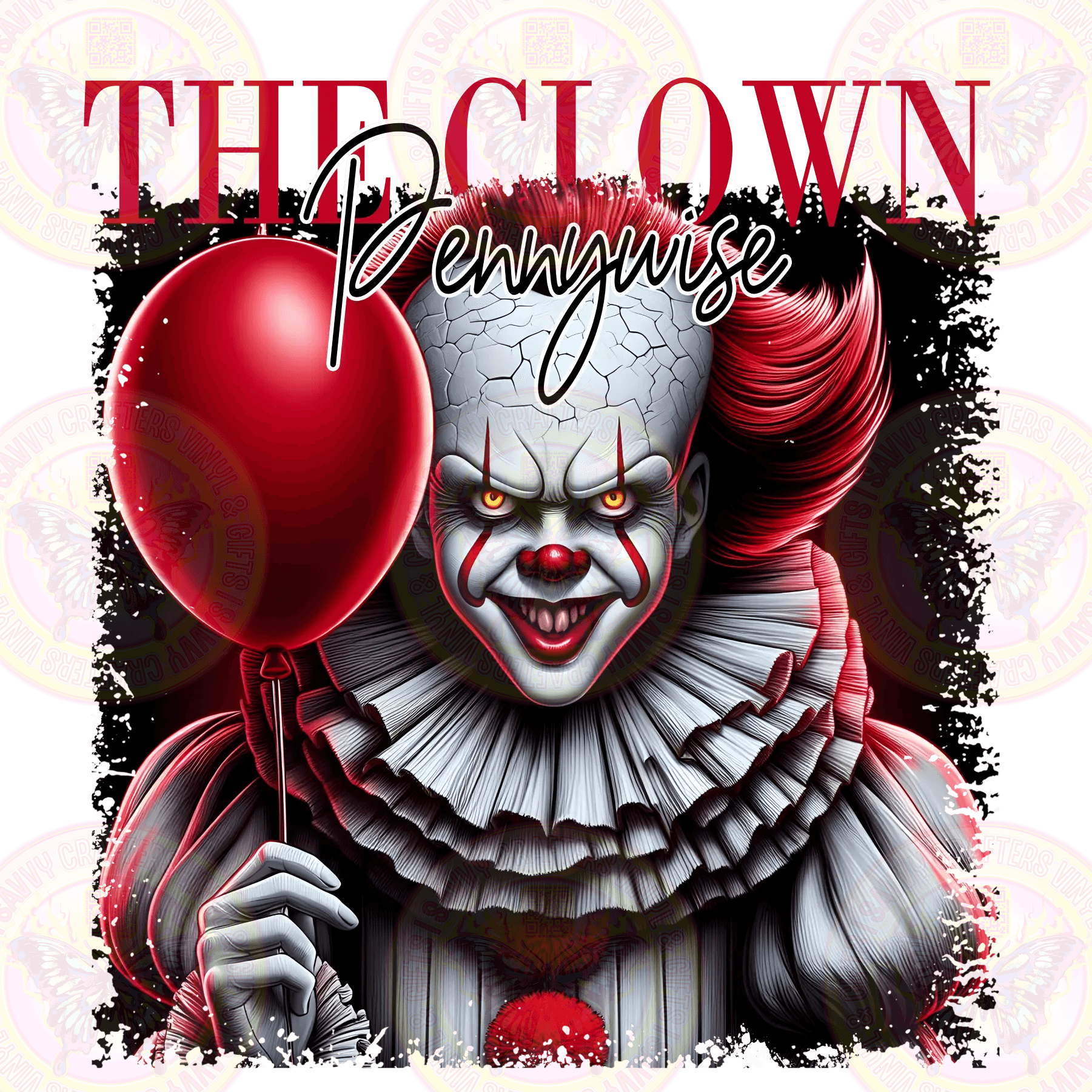 The Clown Distressed Nostalgia - Savvy Crafters Vinyl & Gifts