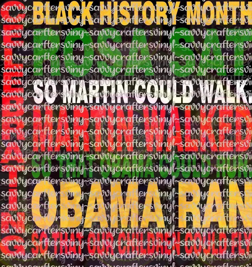 The Developments of Black History - Savvy Crafters Vinyl & Gifts