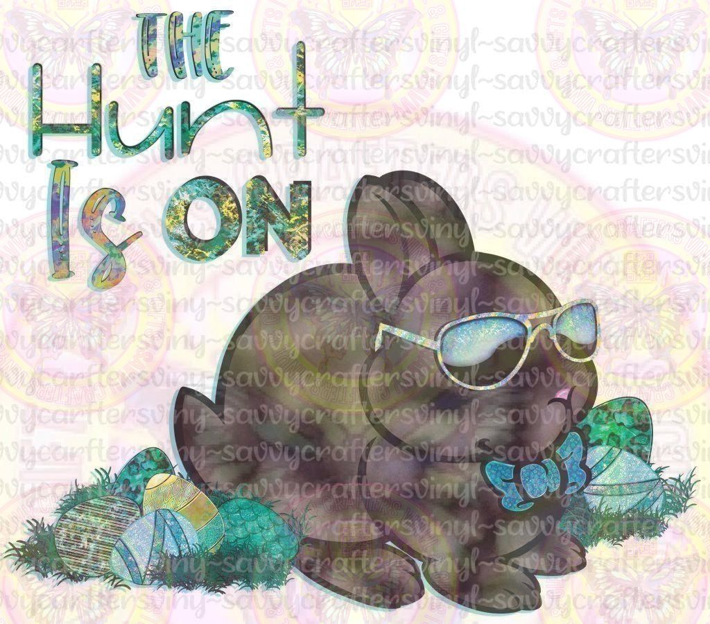 The Hunt Is On Bunny - Savvy Crafters Vinyl & Gifts