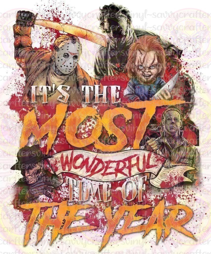 The Most Wonderful Time of the Year Bloody - Savvy Crafters Vinyl & Gifts