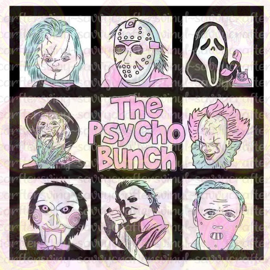 The Psycho Bunch Pastel – Savvy Crafters Vinyl & Gifts
