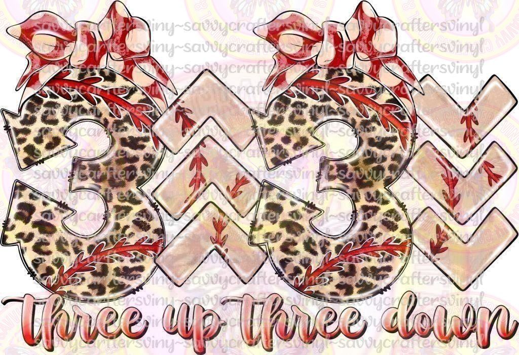 Three Up Three Down - Savvy Crafters Vinyl & Gifts