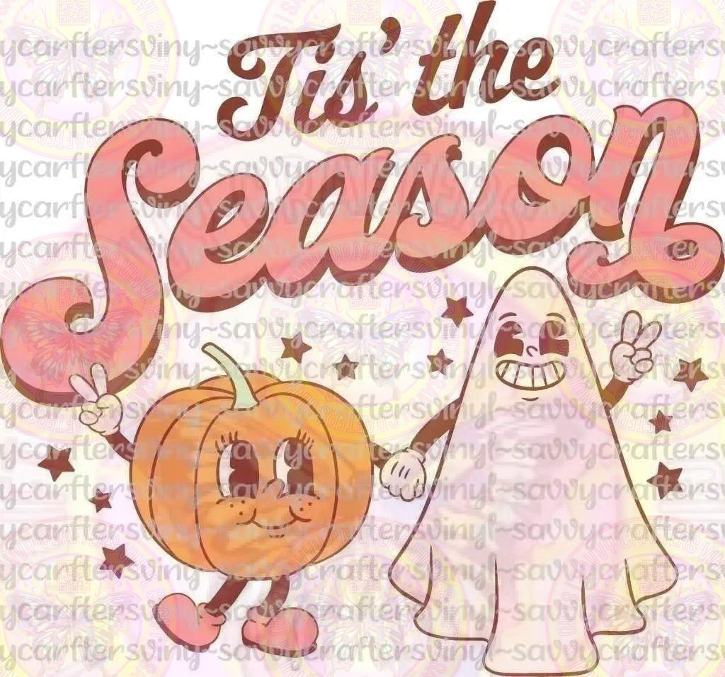 Tis the Season Pumpkin Ghost Friends - Savvy Crafters Vinyl & Gifts