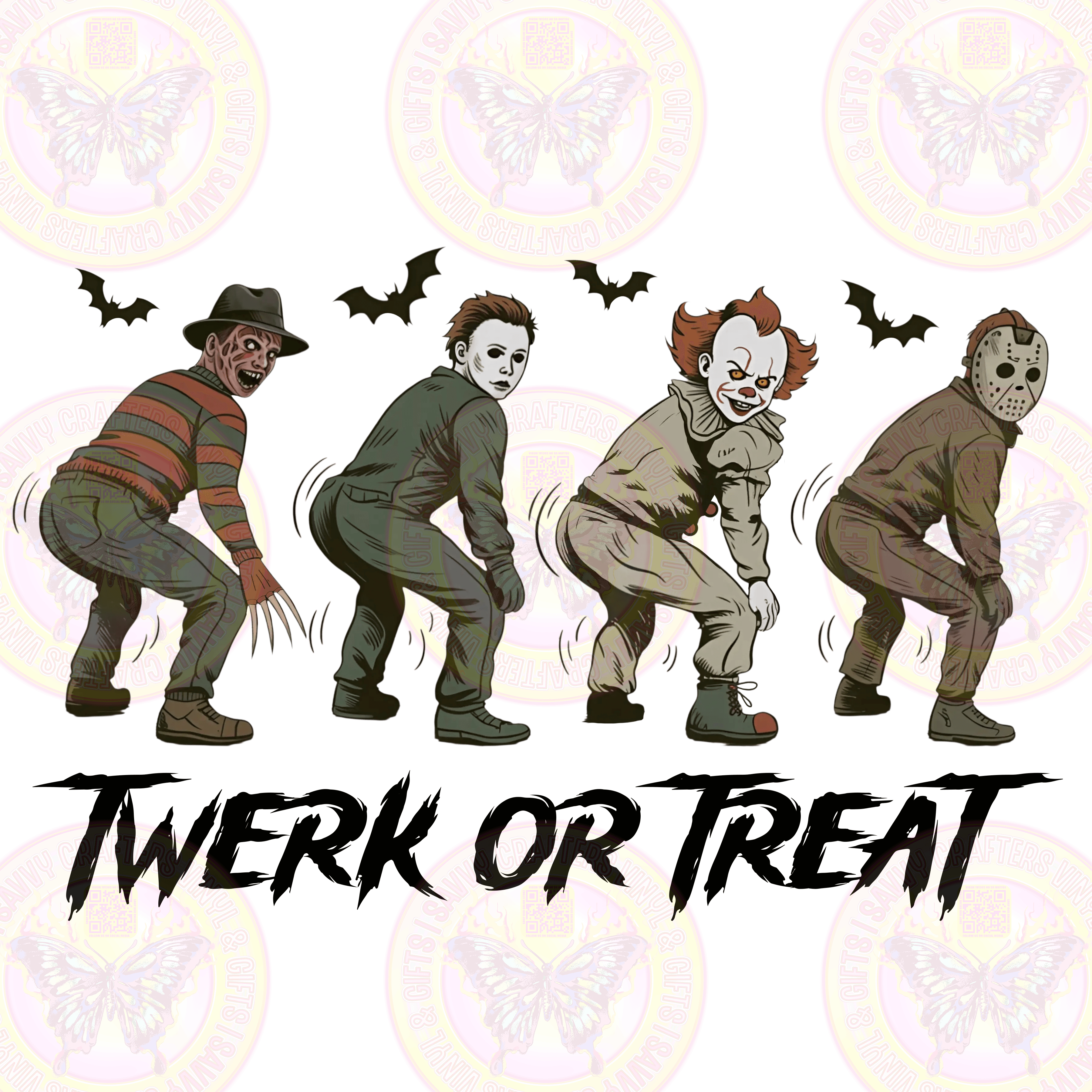 Twerk or Treat Funny Horror icons - Savvy Crafters Vinyl & Gifts