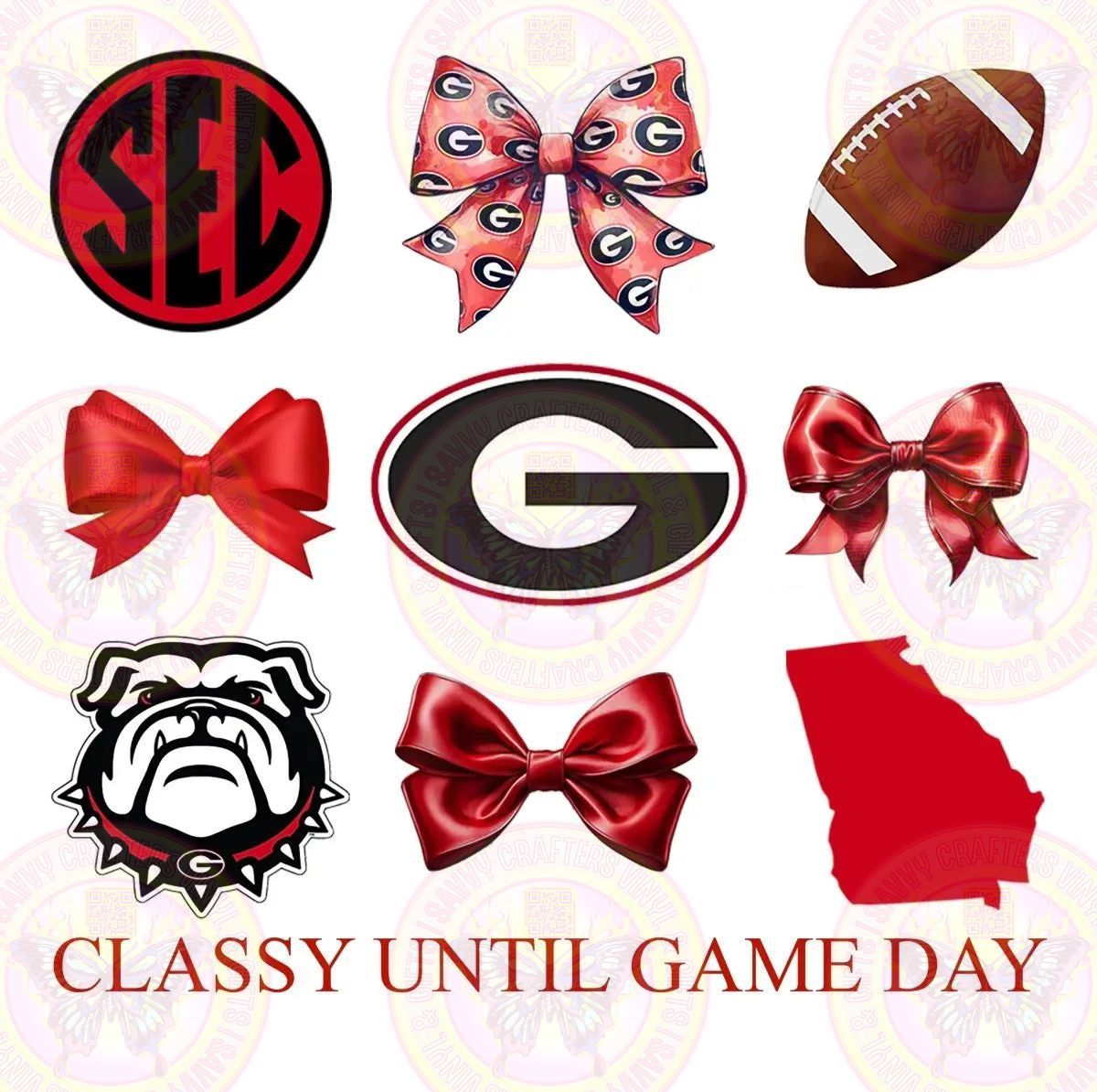 UGA Coquette SEC - Savvy Crafters Vinyl & Gifts