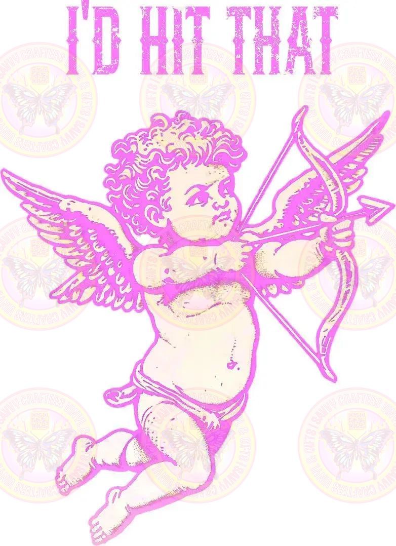 Vintage Cupid I'd Hit That - Savvy Crafters Vinyl & Gifts