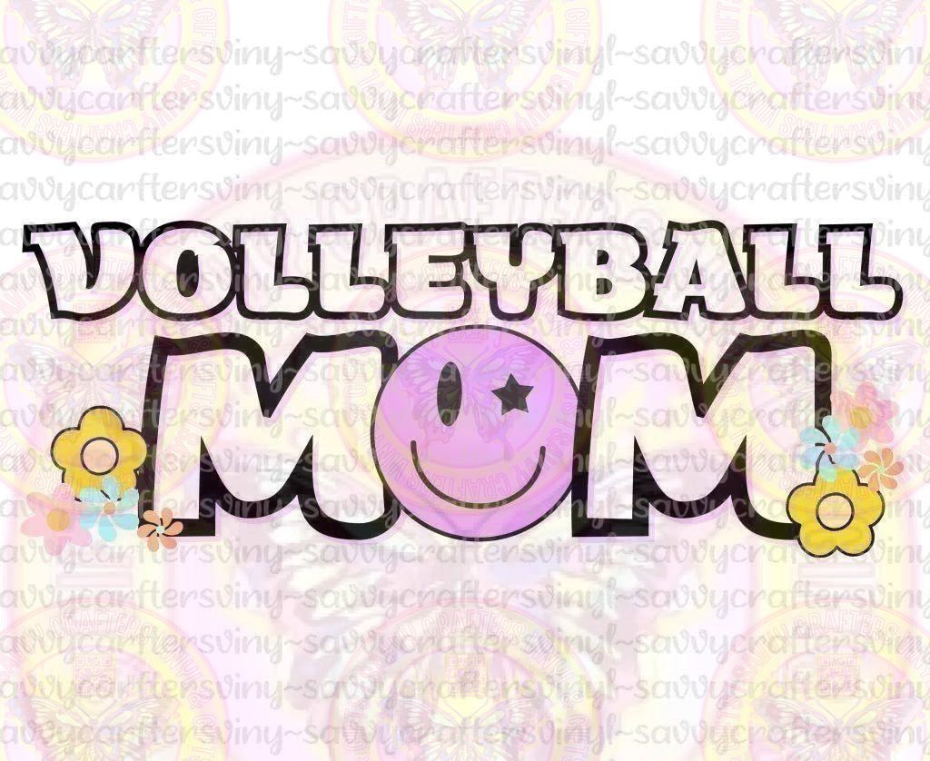 Volleyball Mom Pastel - Savvy Crafters Vinyl & Gifts