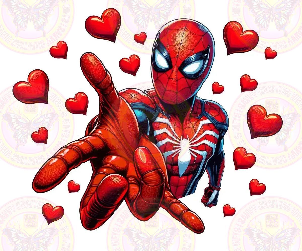 Web Slinging Valentines - Savvy Crafters Vinyl & Gifts