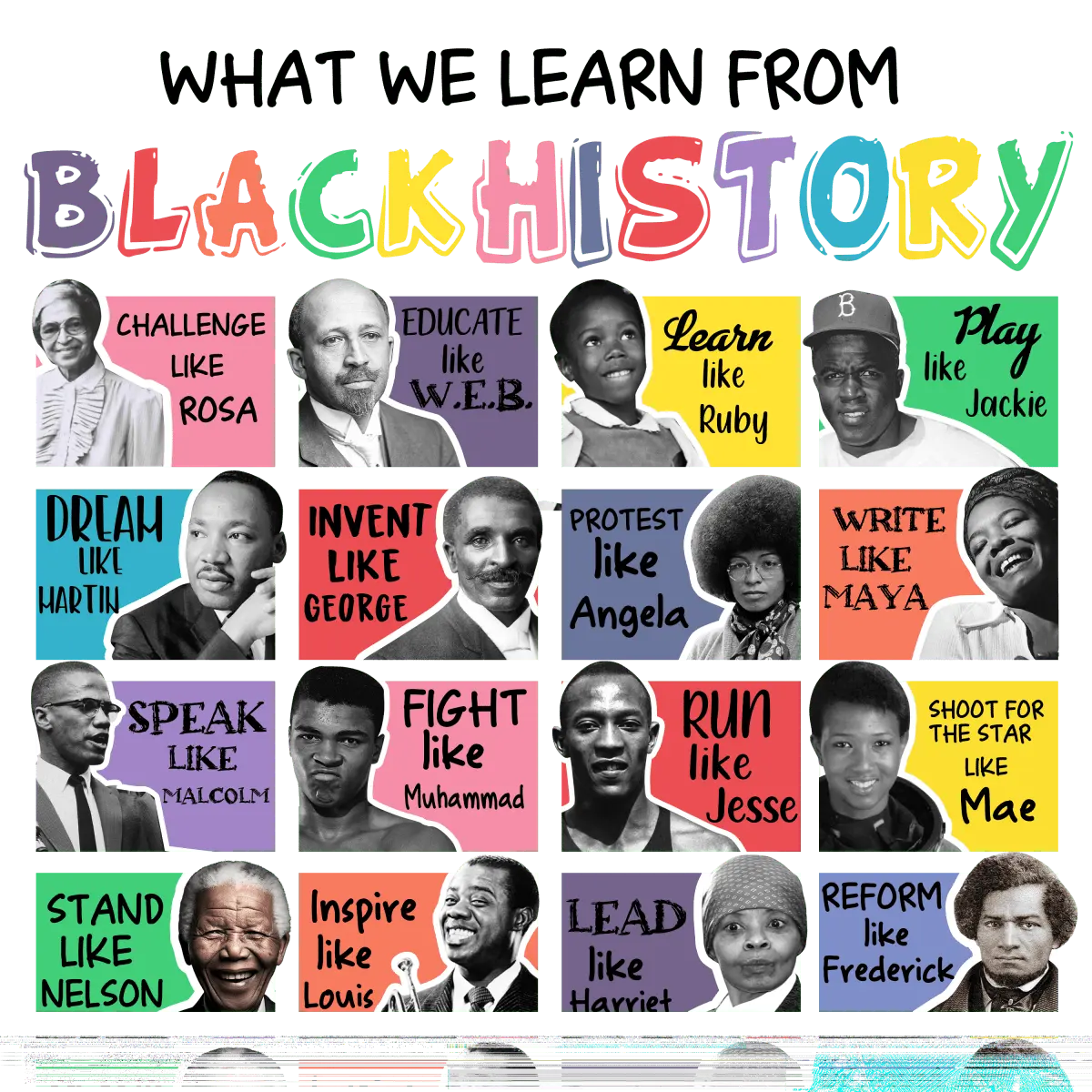 What We learn From Black History - Savvy Crafters Vinyl & Gifts