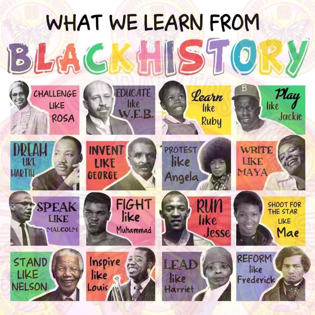 What We Learn from Black History DTF - Savvy Crafters Vinyl & Gifts