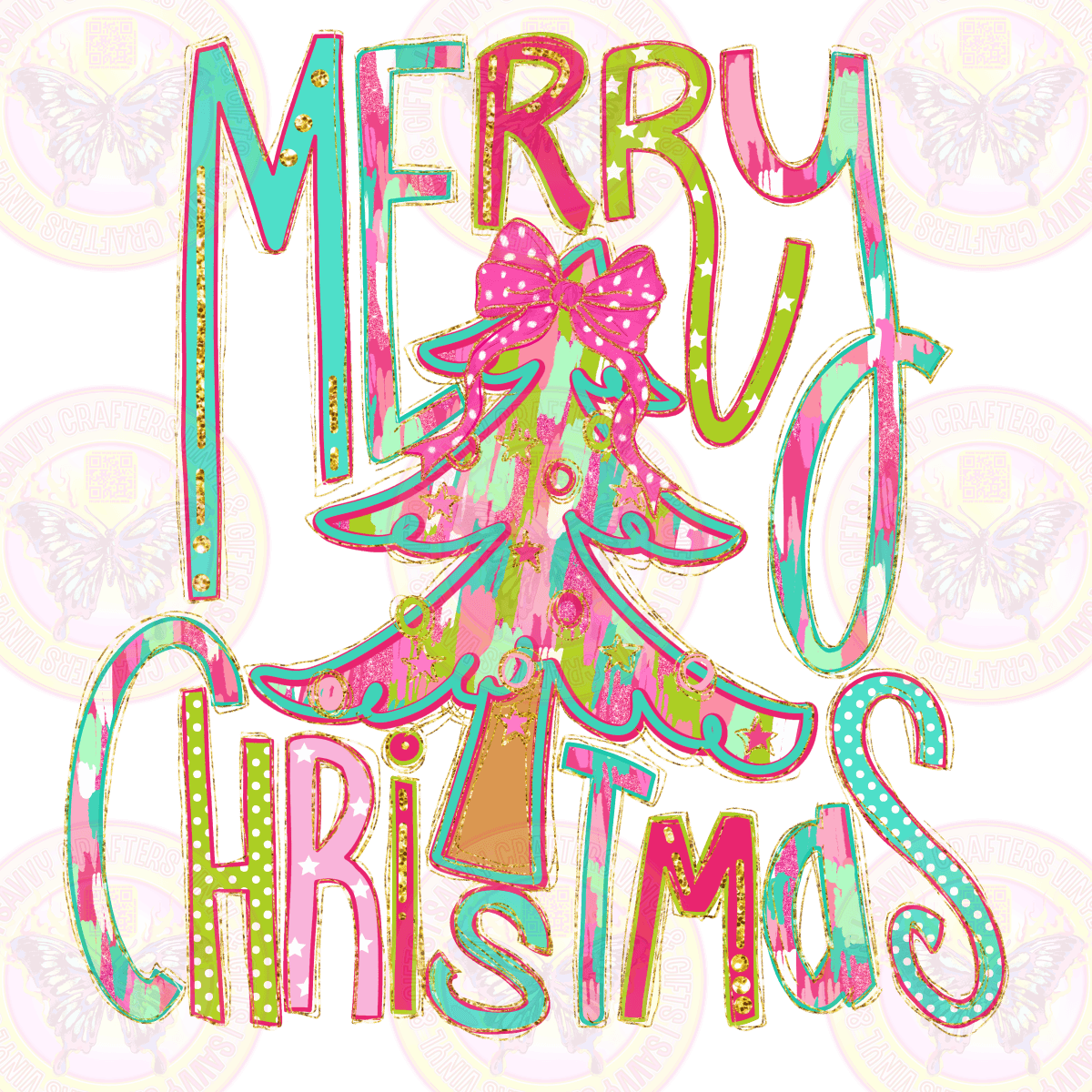 Whimsy Merry Christmas - Savvy Crafters Vinyl & Gifts
