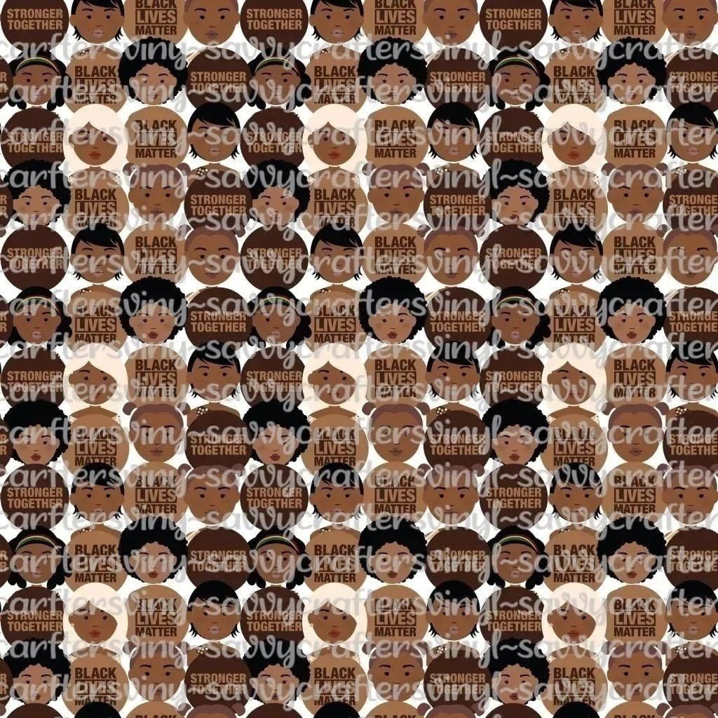 African/Black Lives Matter Collection 4 (6 Colors) - Savvy Crafters Vinyl & Gifts
