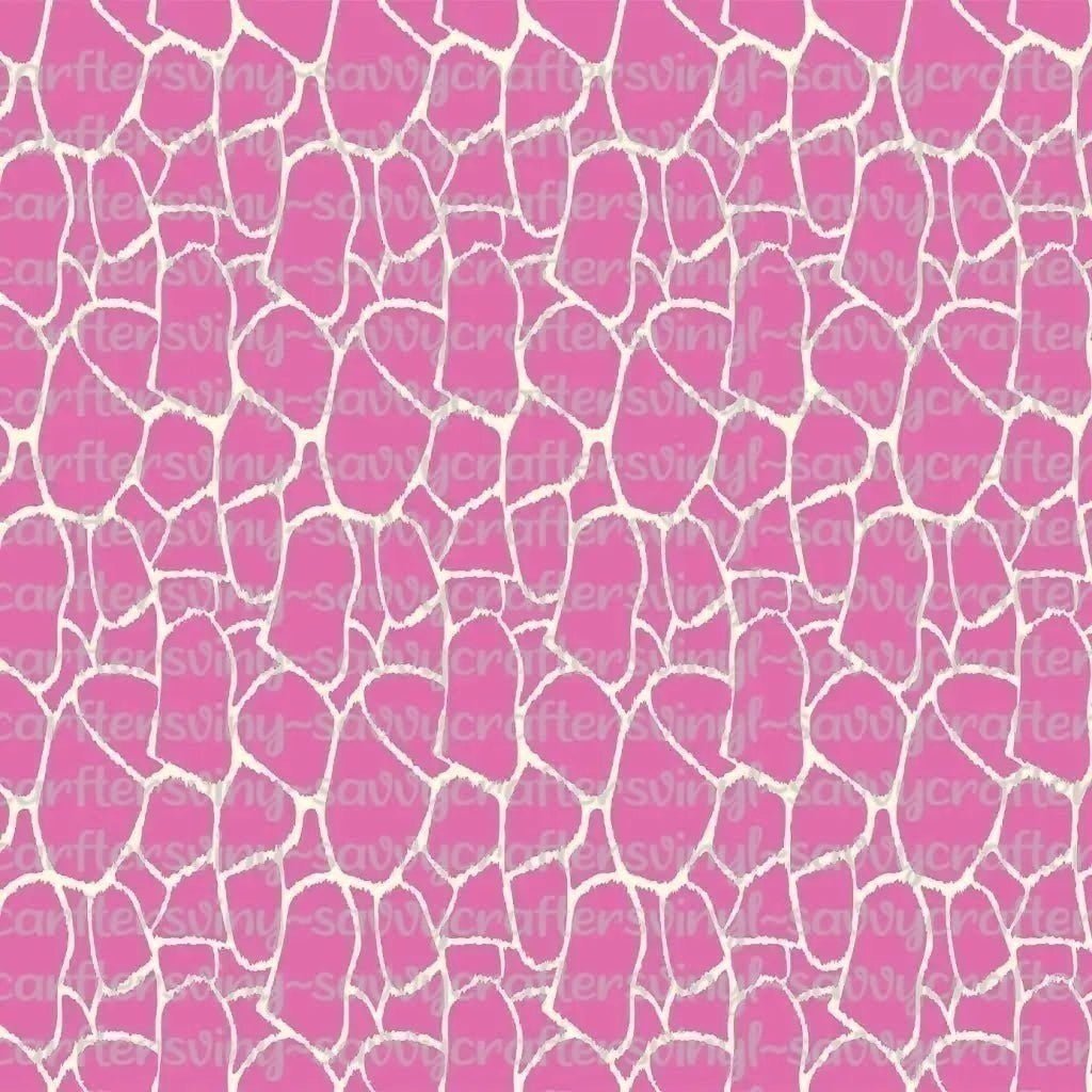 Pink Leopard Pattern vinyl sheets, HTV heat transfer or Adhesive Vinyl,  pink and black cheetah, animal print HTV2
