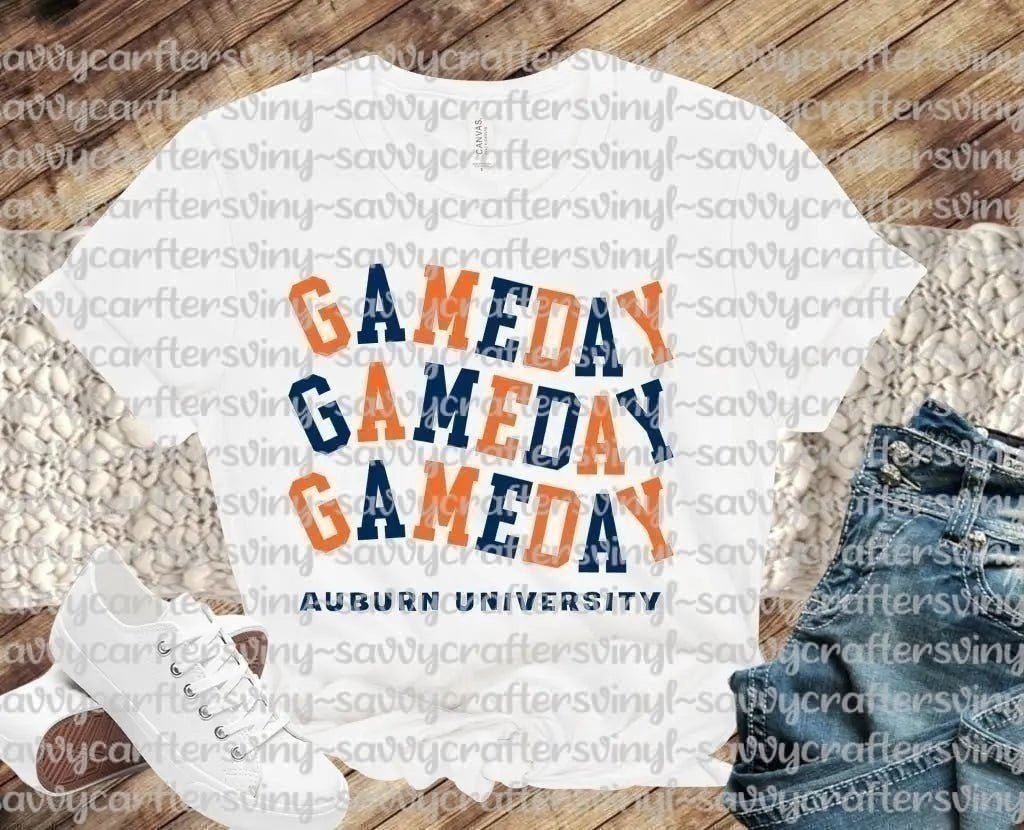 Auburn Game Day - Savvy Crafters Vinyl & Gifts