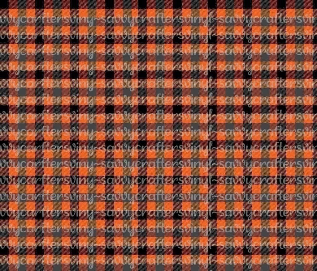 Autumn Buffalo Plaid - Savvy Crafters Vinyl & Gifts