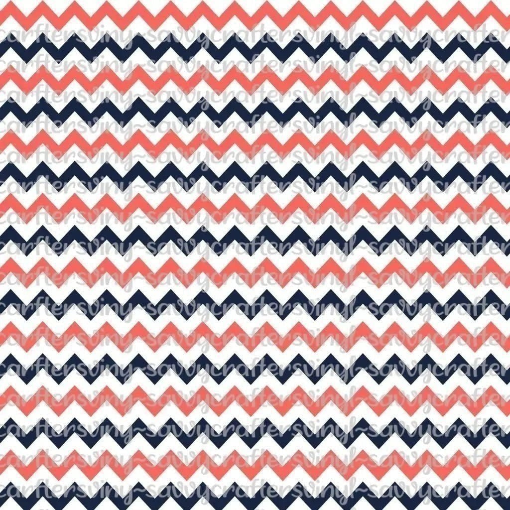 Basics Coral & Navy Collection 1 (6 Colors) - Savvy Crafters Vinyl & Gifts