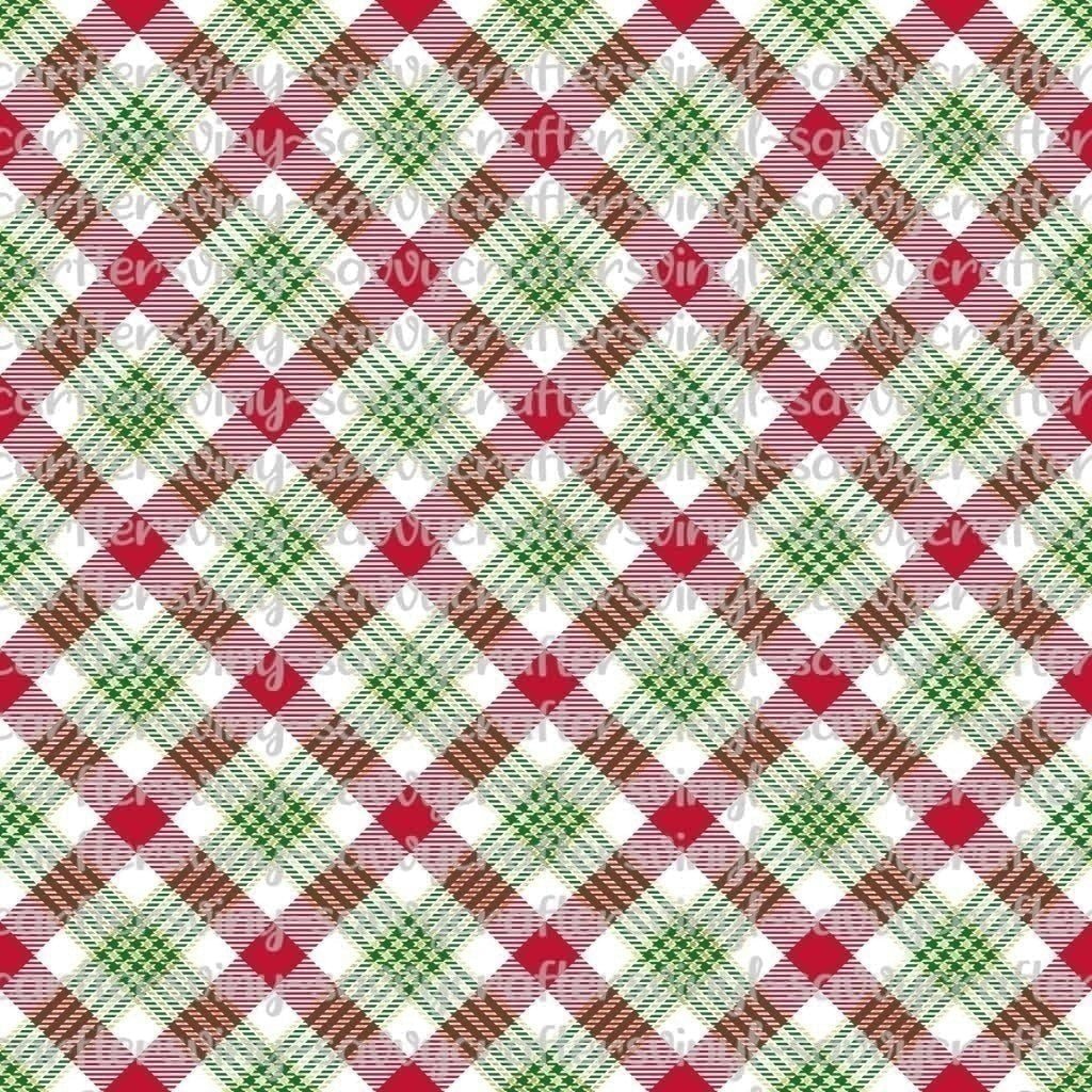 Christmas Plaids Group 01 - Savvy Crafters Vinyl & Gifts