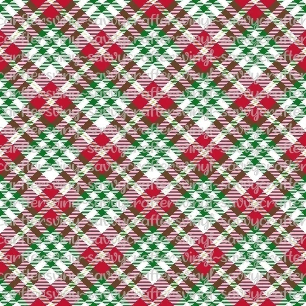 Christmas Plaids Group 2 - Savvy Crafters Vinyl & Gifts