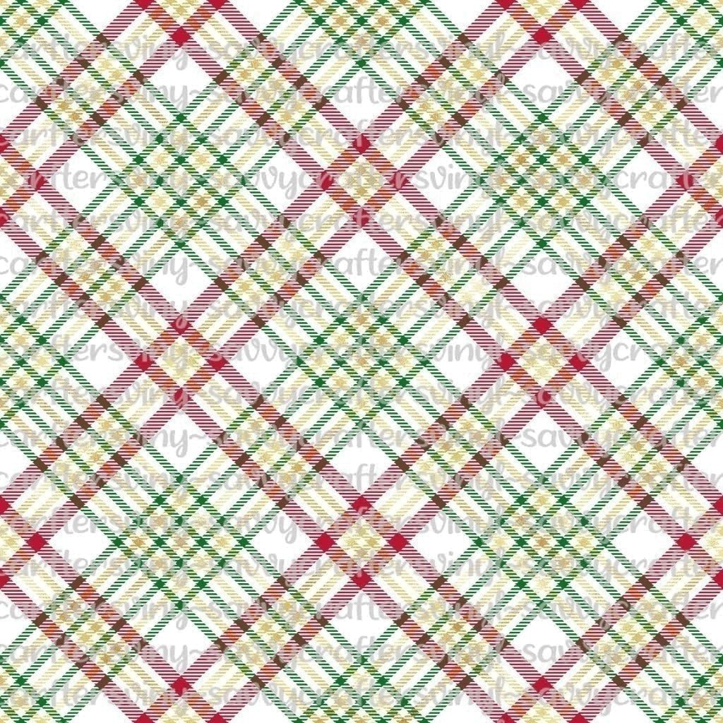 Christmas Plaids Group 3 - Savvy Crafters Vinyl & Gifts
